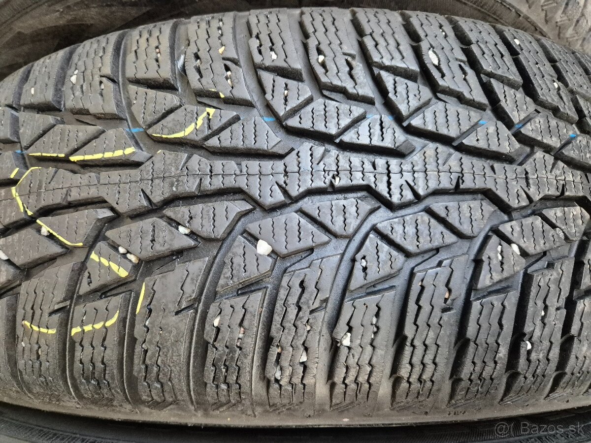 185/65 r15 zimné 4 ks NOKIAN dezén 7-5,3 mm - 2