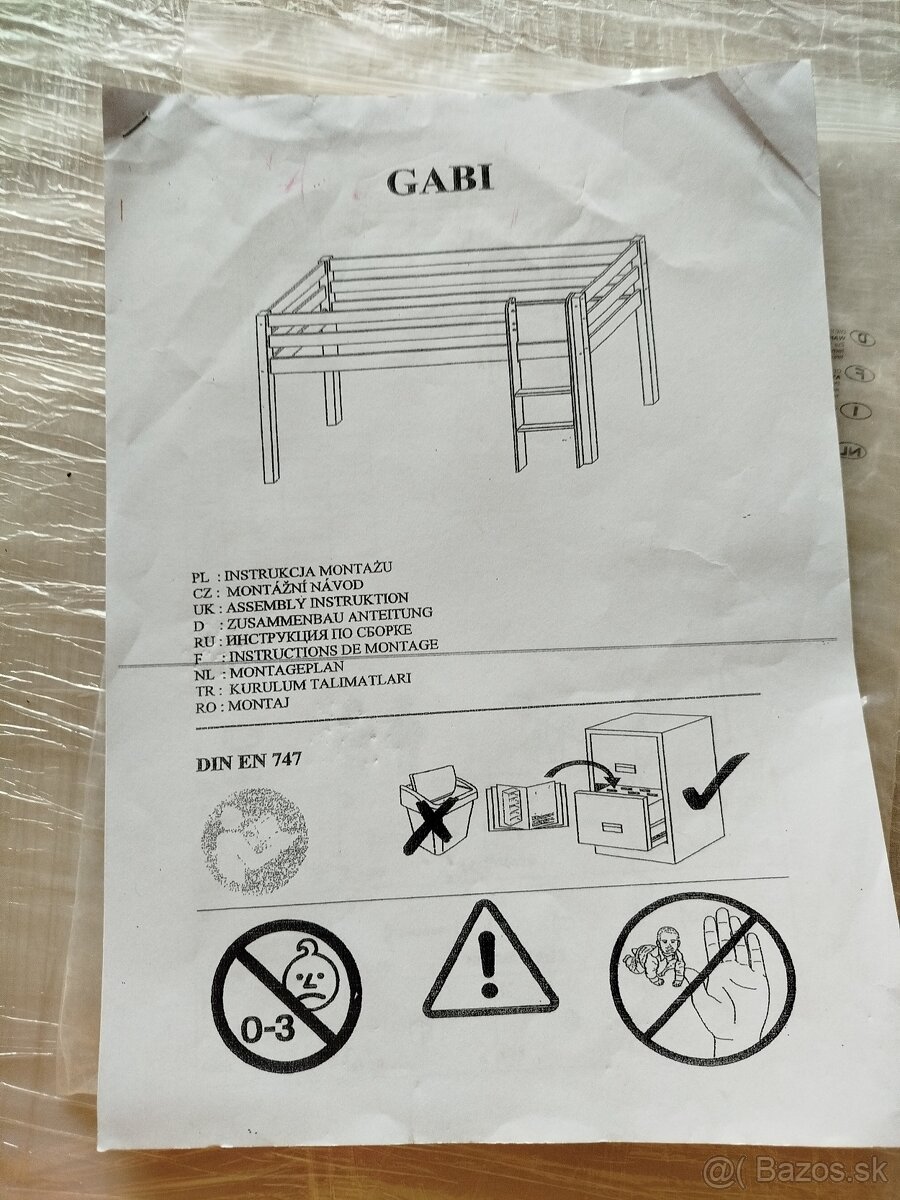 Detská vyvýšená posteľ - 2