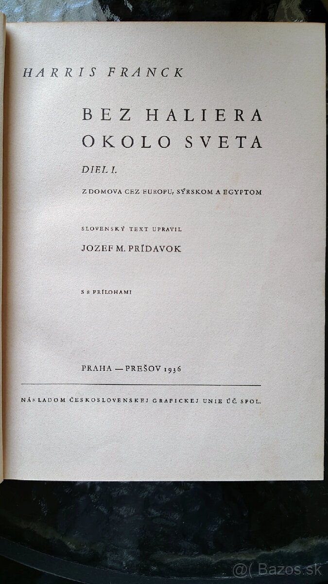 Harris Franck-Bez haliera okolo sveta. - 2