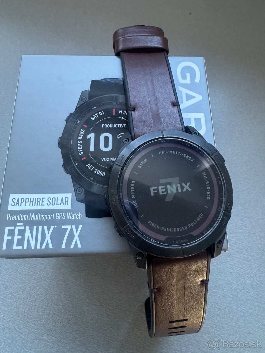 Garmin Fenix 7x sapphire Solar Titanium 51mm - 2