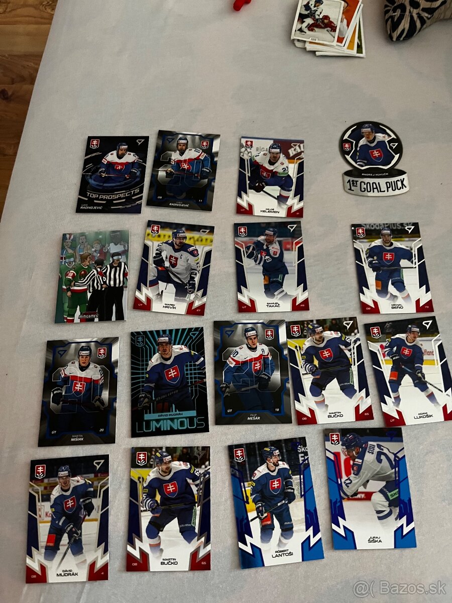 Zberateľské kartičky a samolepky - 2