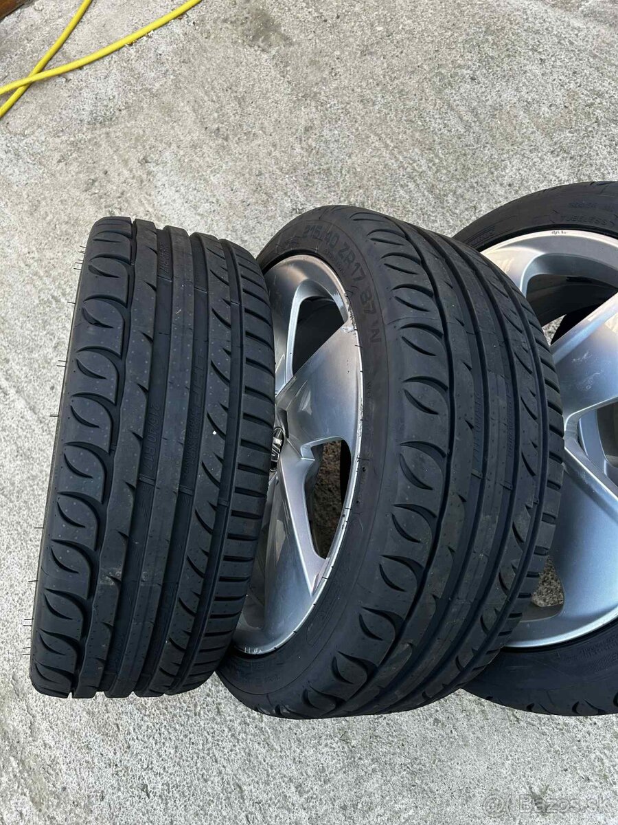 Elektróny 5x100 R17 originál SEAT 215/40R17 - 2