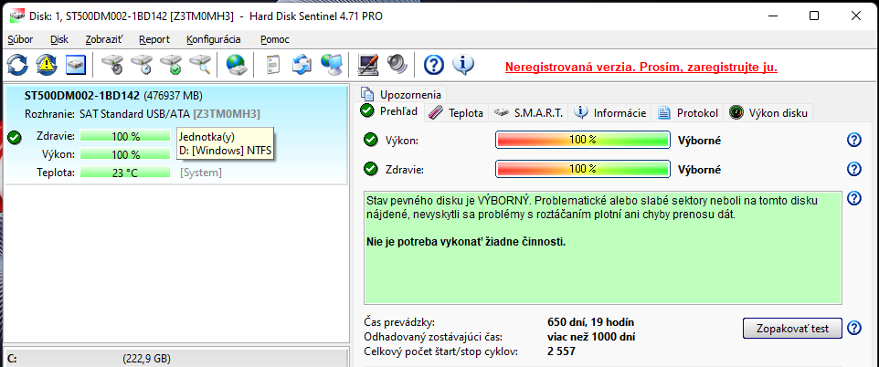 Predám HDD 3,5" 500GB za 13 EUR - 2