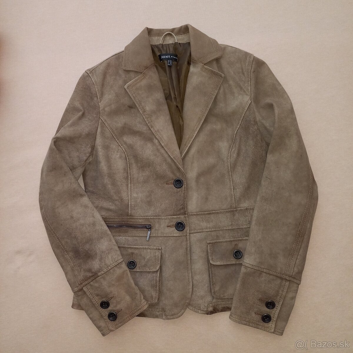 Dámska kožená bunda (sako) - 2