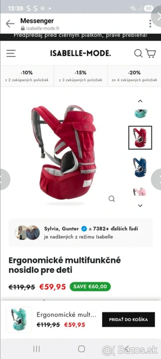 Predám nosič pre dieťa - 2