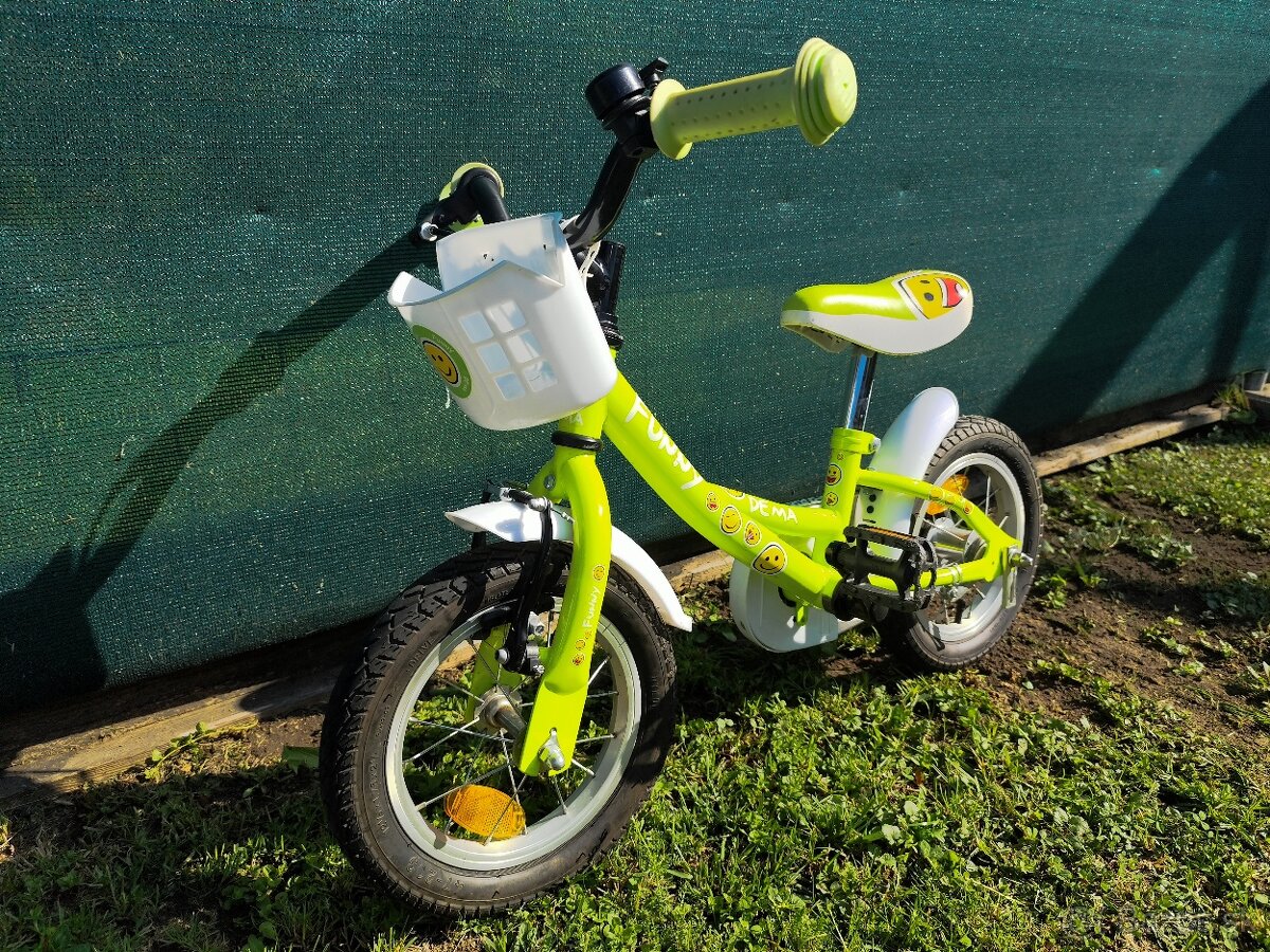 Detský bicykel 12“ - Dema Funny Green - 2