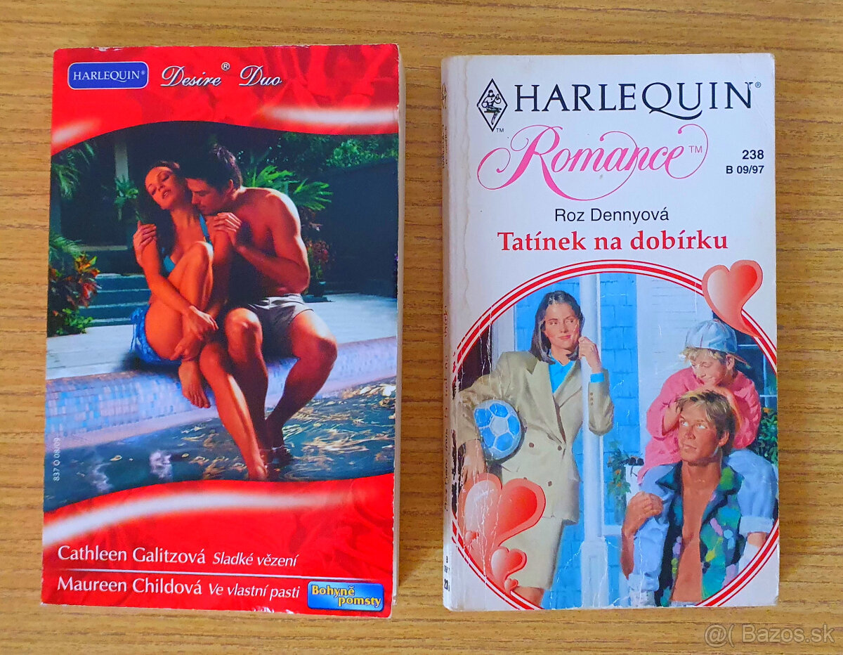 Knihy Harlequin za 0,20 EUR - 2