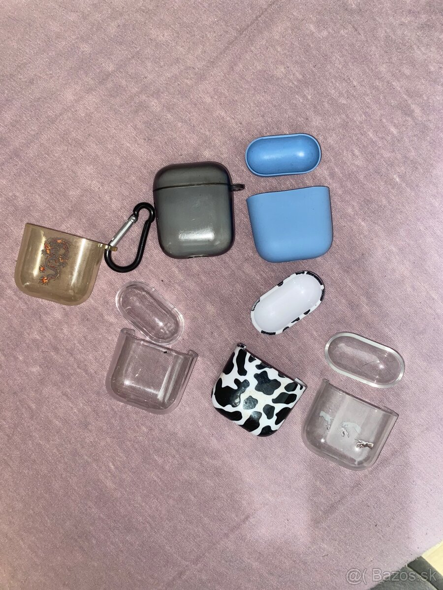 Apple AirPods 2. gen – ľavé OK, pravé poškodené + obaly - 2