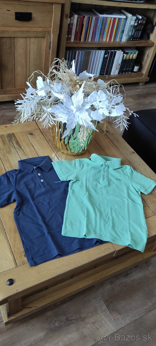 2x tričko veľ.122/128 - 2