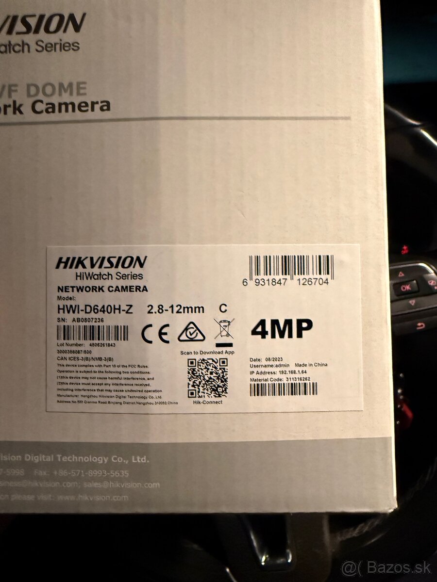 Kamera Hikvision HWI-D640 H-Z - 2