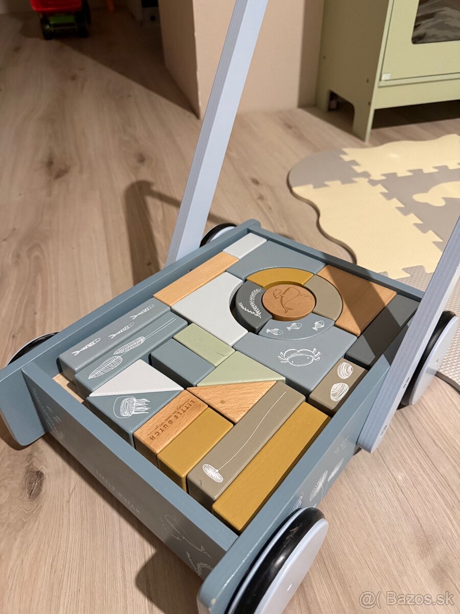 Little dutch vozík s kockami - 2