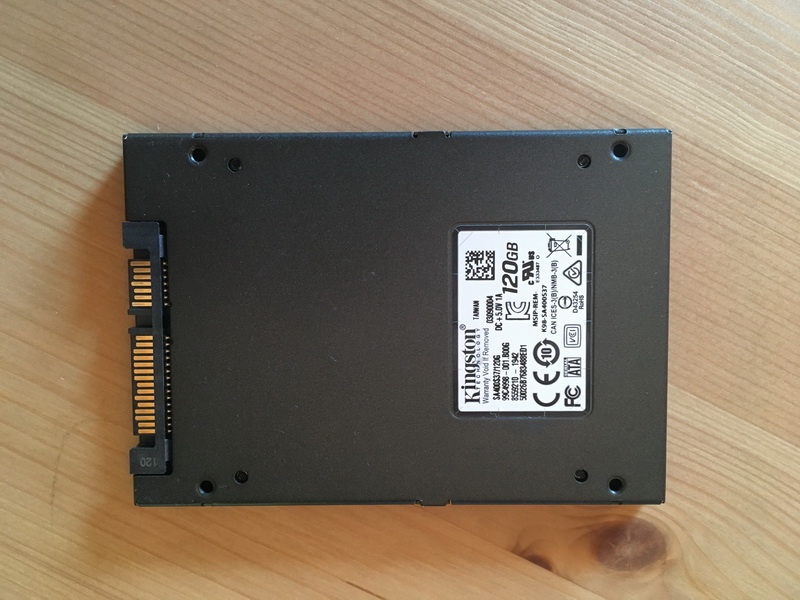 2,5" SSD SATA disk Kingston SA400 120GB - 2