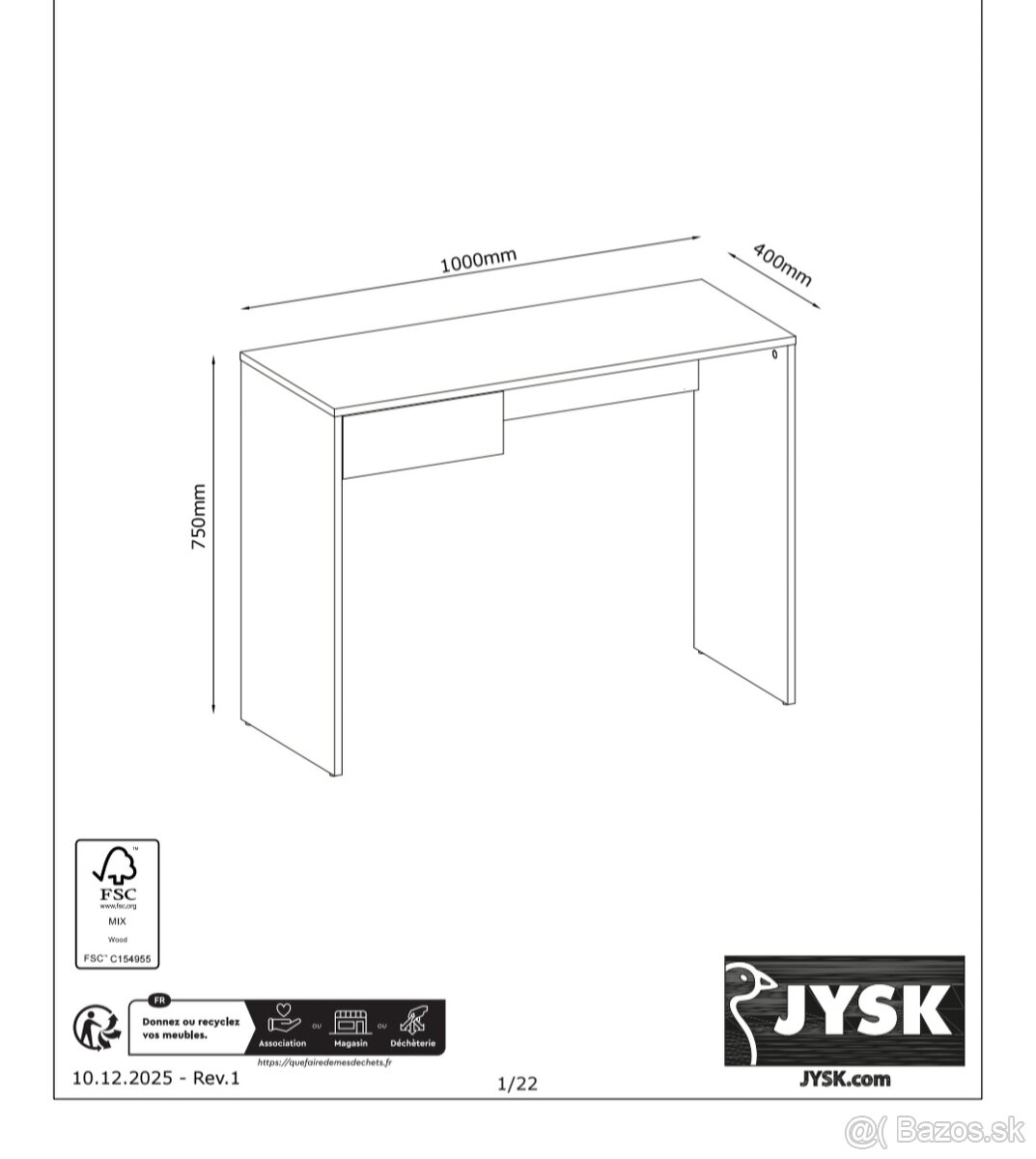 Predám stolík + stoličku - 2