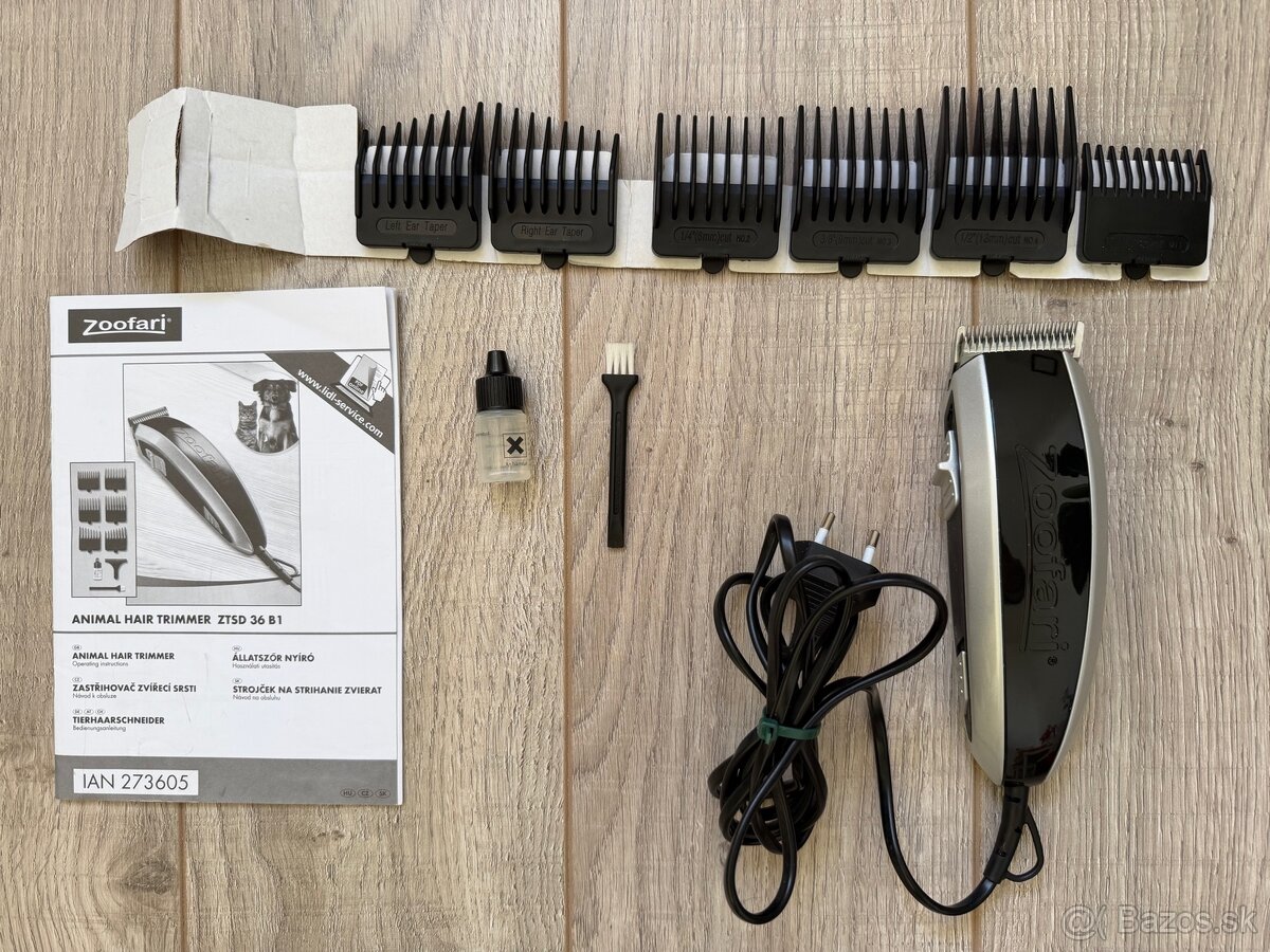 Zoofari strojček na strihanie srsti – (ako nový) - 2