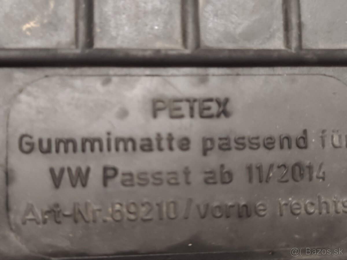 Gumené rohože passat B8 - 2