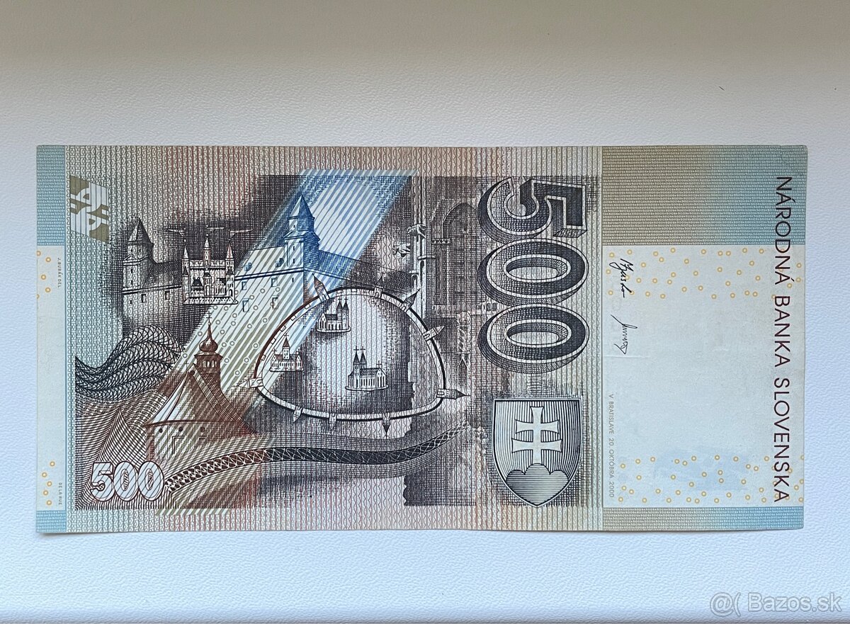 500 korún slovenských 2000 - 2