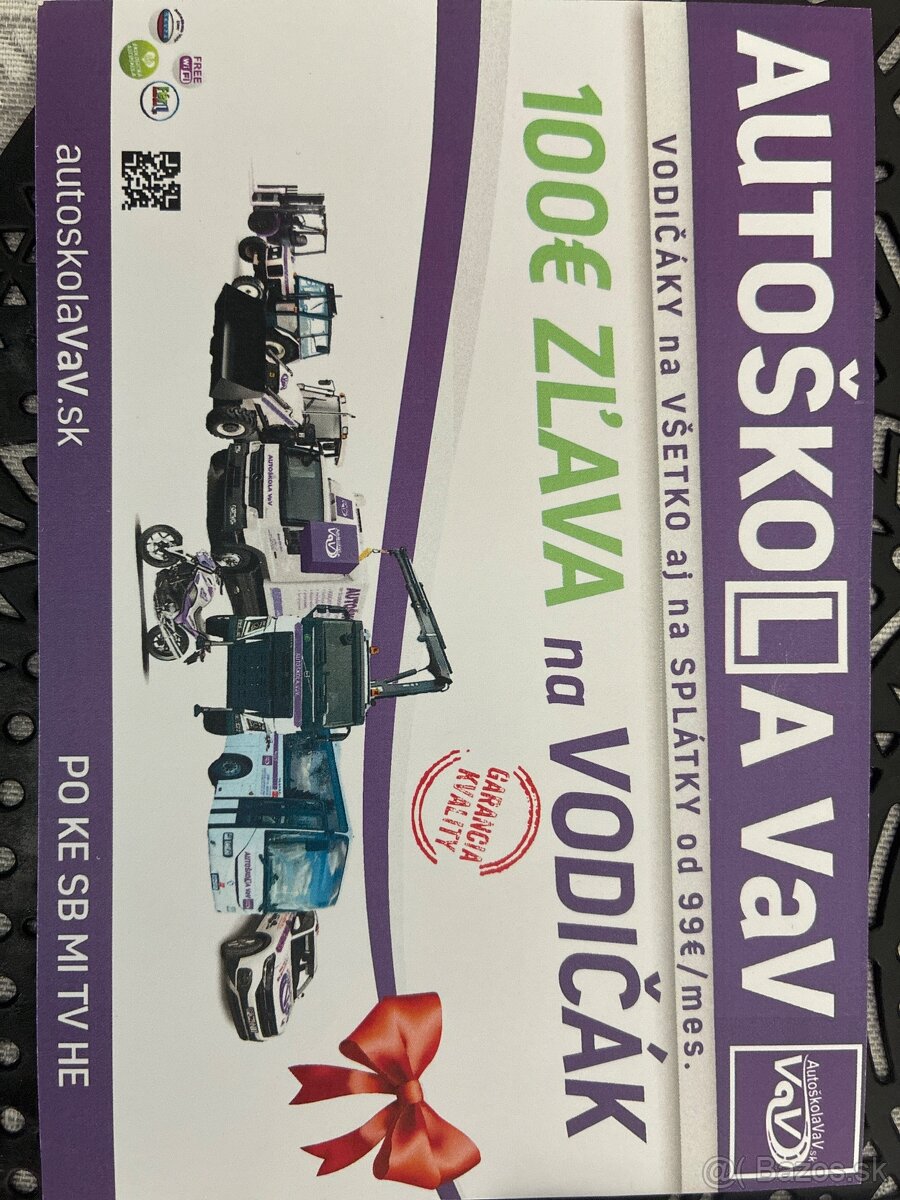 Zlavovy kod na vodičak - 2