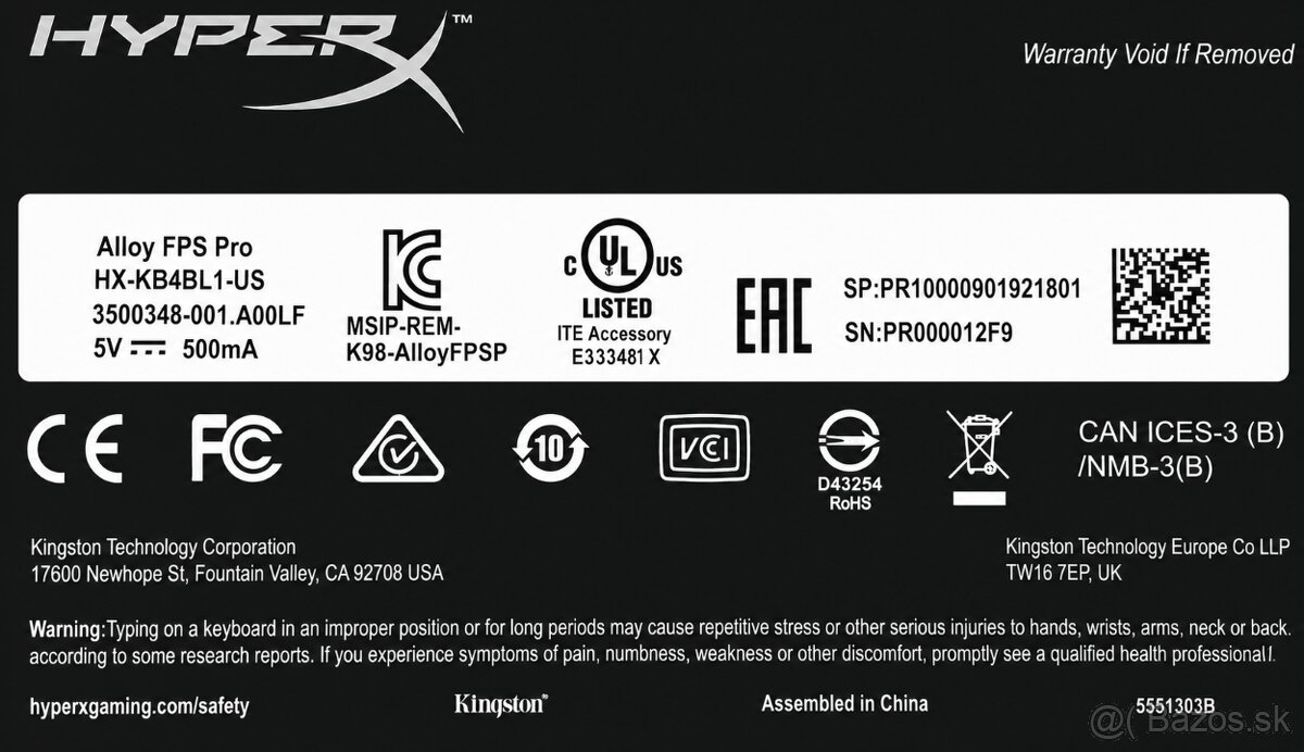 HyperX Alloy FPS Pro - 2