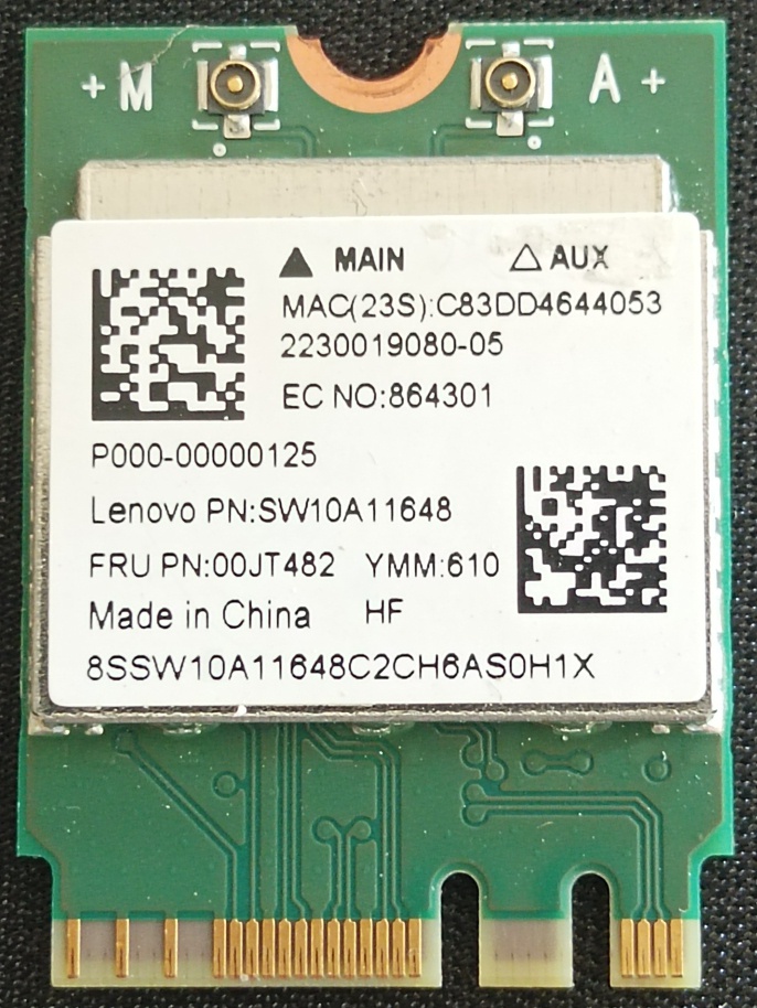 Wifi/bluetooth karta - 2