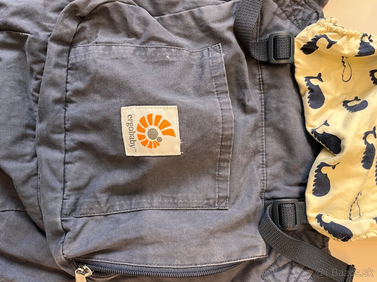 Nosič ergobaby s veľrybkami - 2