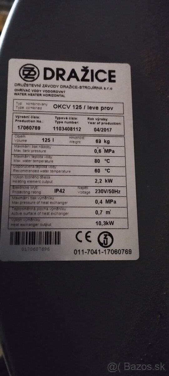 Okce 125 dražice - 2