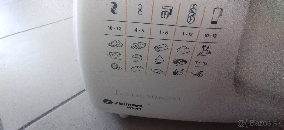 Predám robot len miesicč Zelmer profi fenomen málo používan - 2