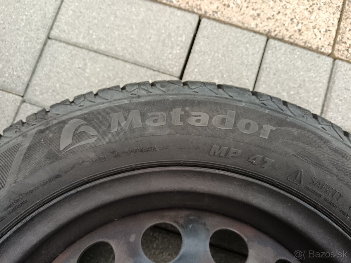 Pneu na plechovych diskoch 155/65 R14 - 2