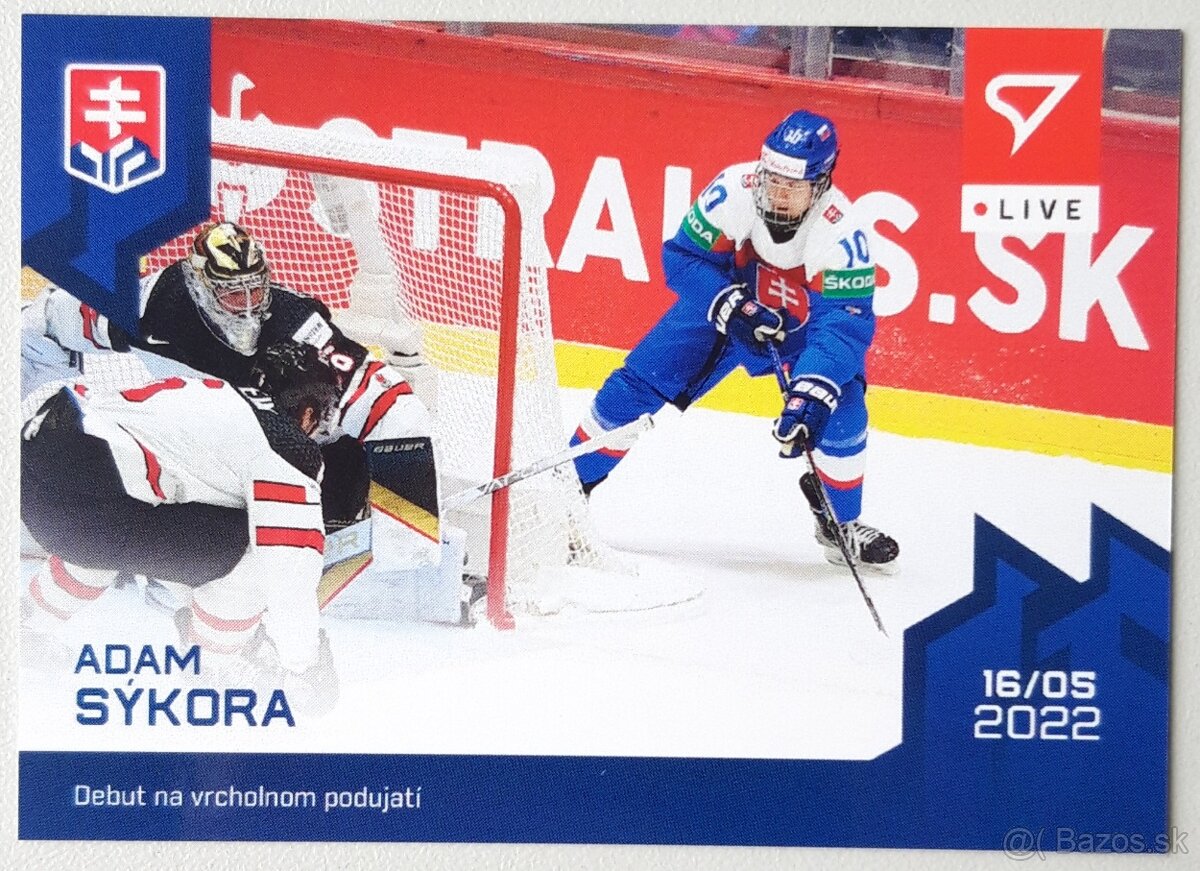 Hokejové kartičky HOKEJOVÉ SLOVENSKO 2022/2023 - L I V E - 2
