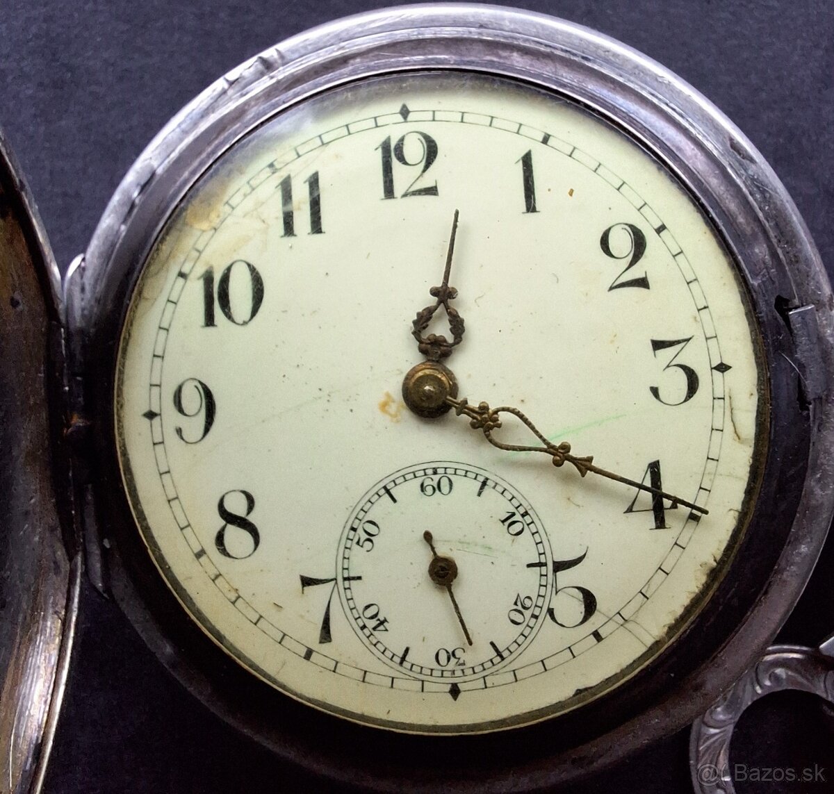 Strieborné vreckové hodinky - 2