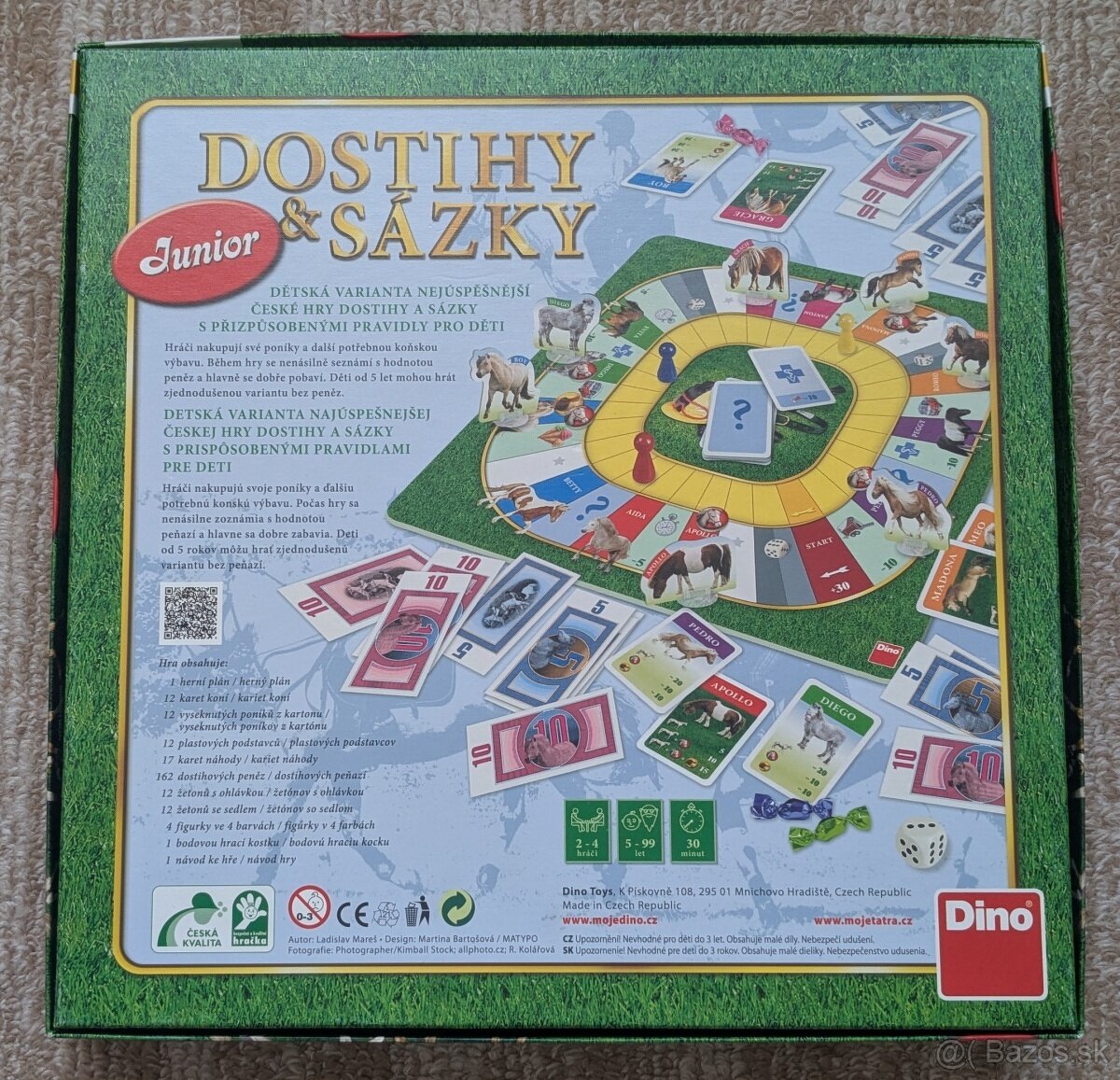 Spoločenská hra – Dostihy a sázky Junior - 2