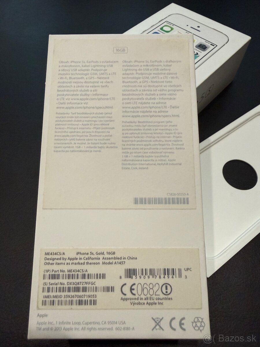 iPhone 5s krabica - 2