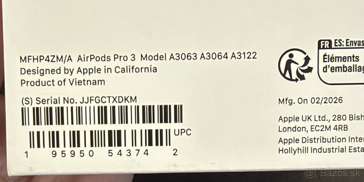 Apple AirPods 3 Pro nové - 2