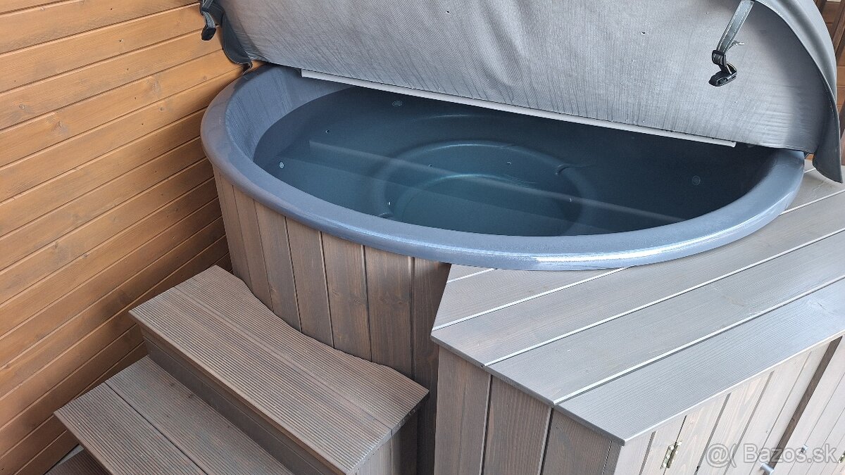 Kúpacia kaďa - vírivka s plynovým ohrevom vody (10kg flaša) - 2