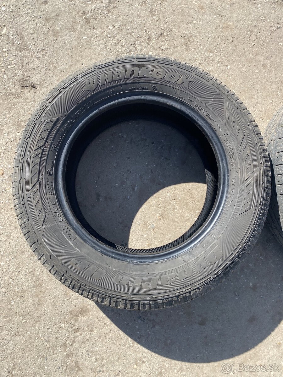 Predam dve letné pneumatiky Hankook 215/65 R16 98H - 2
