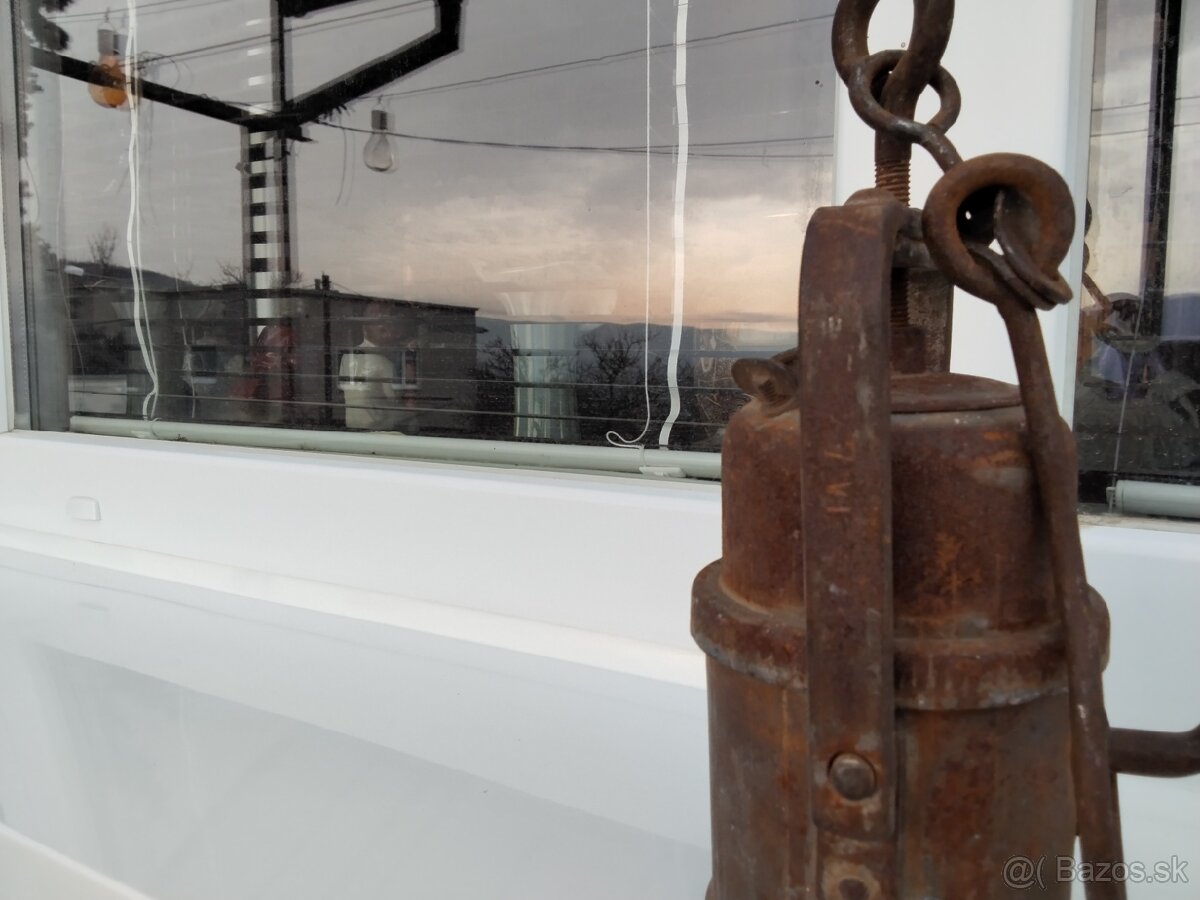 Banícka lampa karbidka - 2