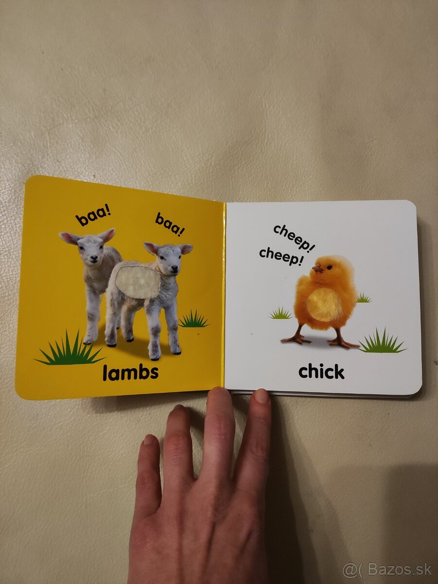 Dotykové leporelo o zvieratách Baby Animals - 2