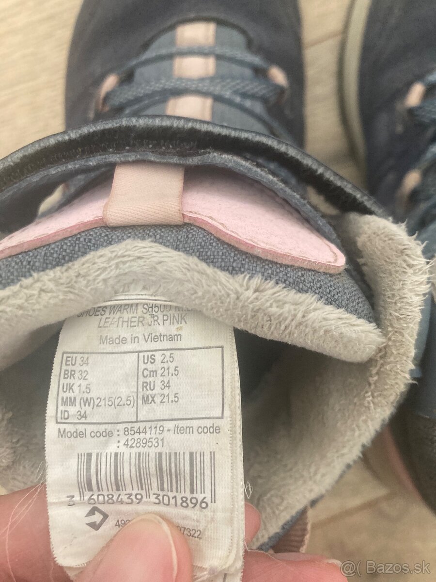 Decathlon zimné cizmy 34 QUECHUA - 2