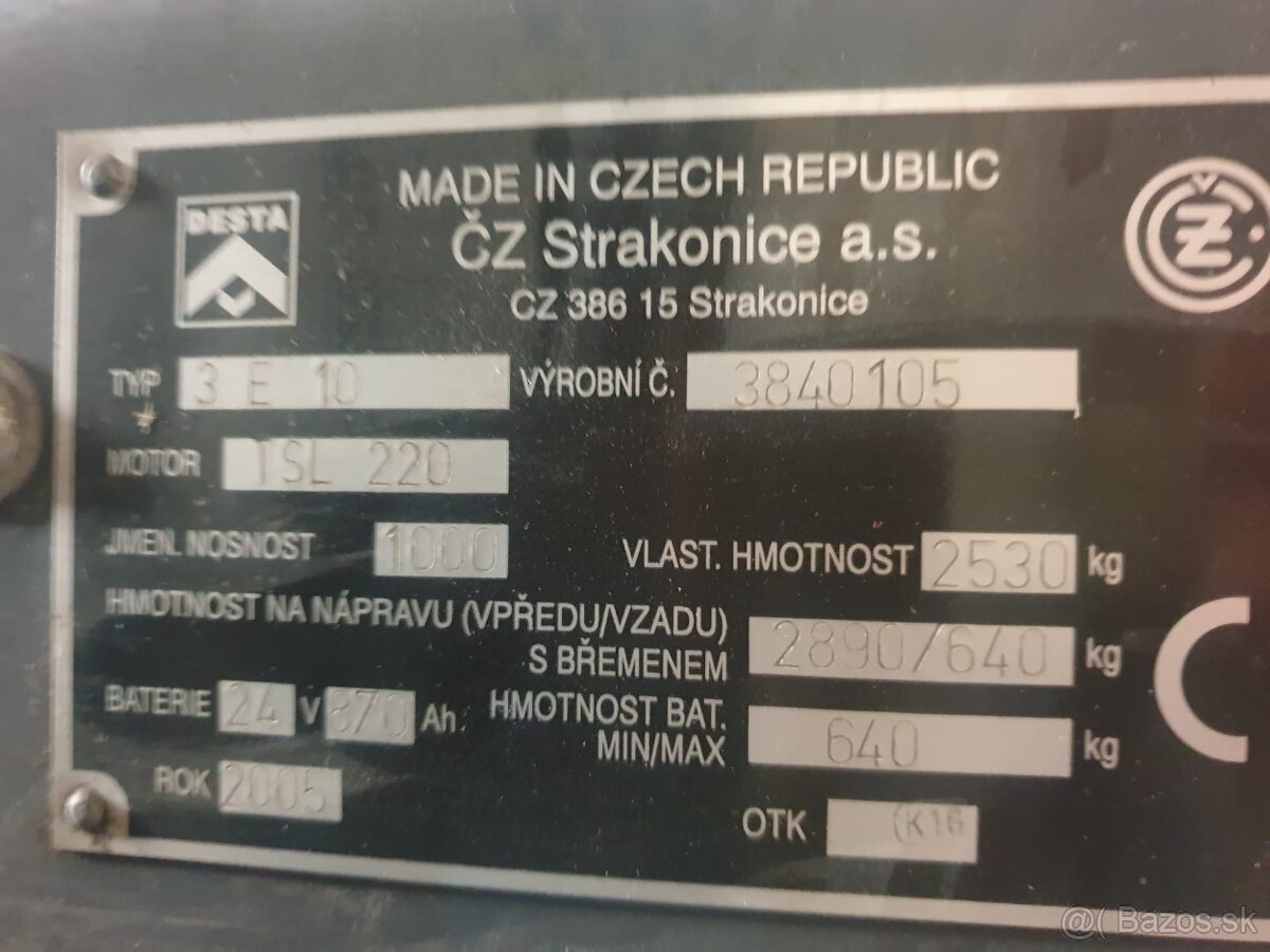 Desta 3E10 - 3 kolesá, elektro - 2