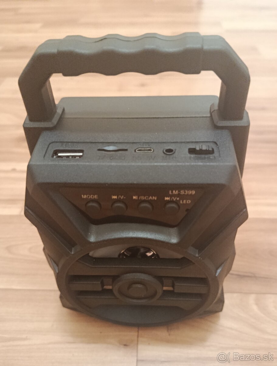 Bluetooth Párty box s USB a microSD - 2