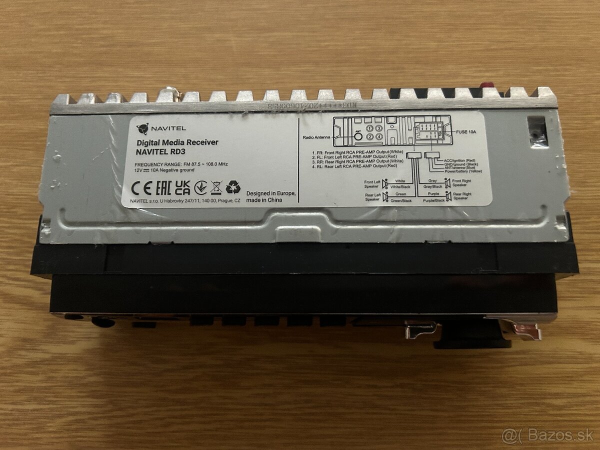 Autorádio Navitel RD3- AUX, Bluetooth, USB - 1 DIN - 2