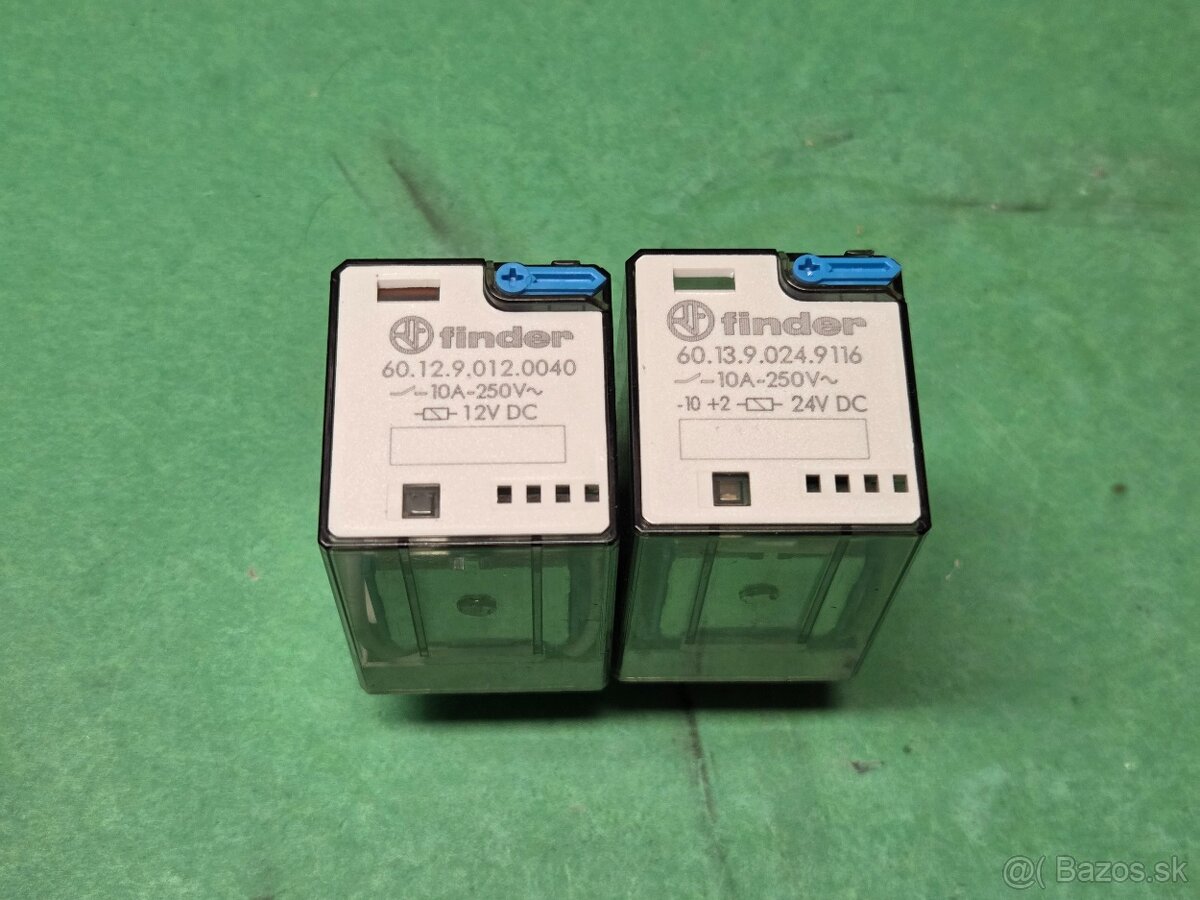 RELÉ finder 12V DC, 10A 250V~ - 2