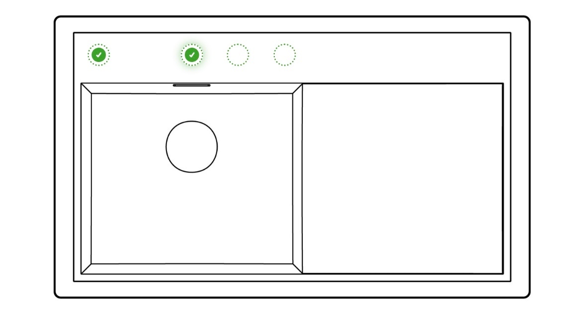 Kuchynský drez Blanco Zena45 S Grantový - 2