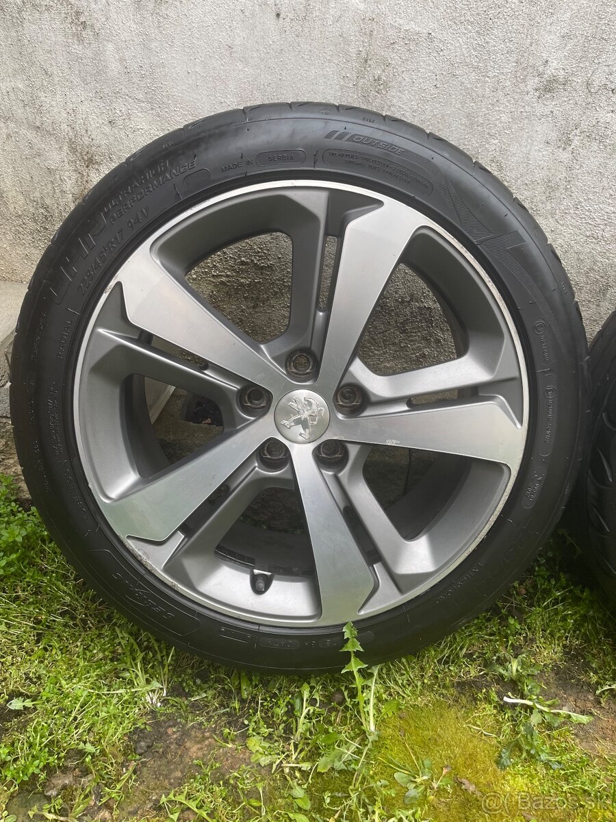 Peugeot disky+pneu 225/45R17 - 2