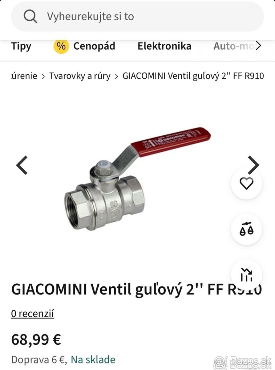 Guľový kohút - 2
