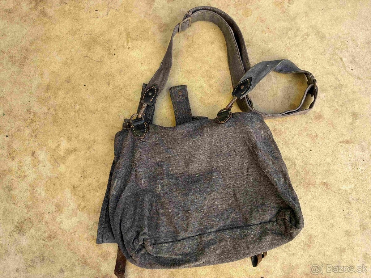 Nemecký chlebník Luftwaffe s popruhom - 2