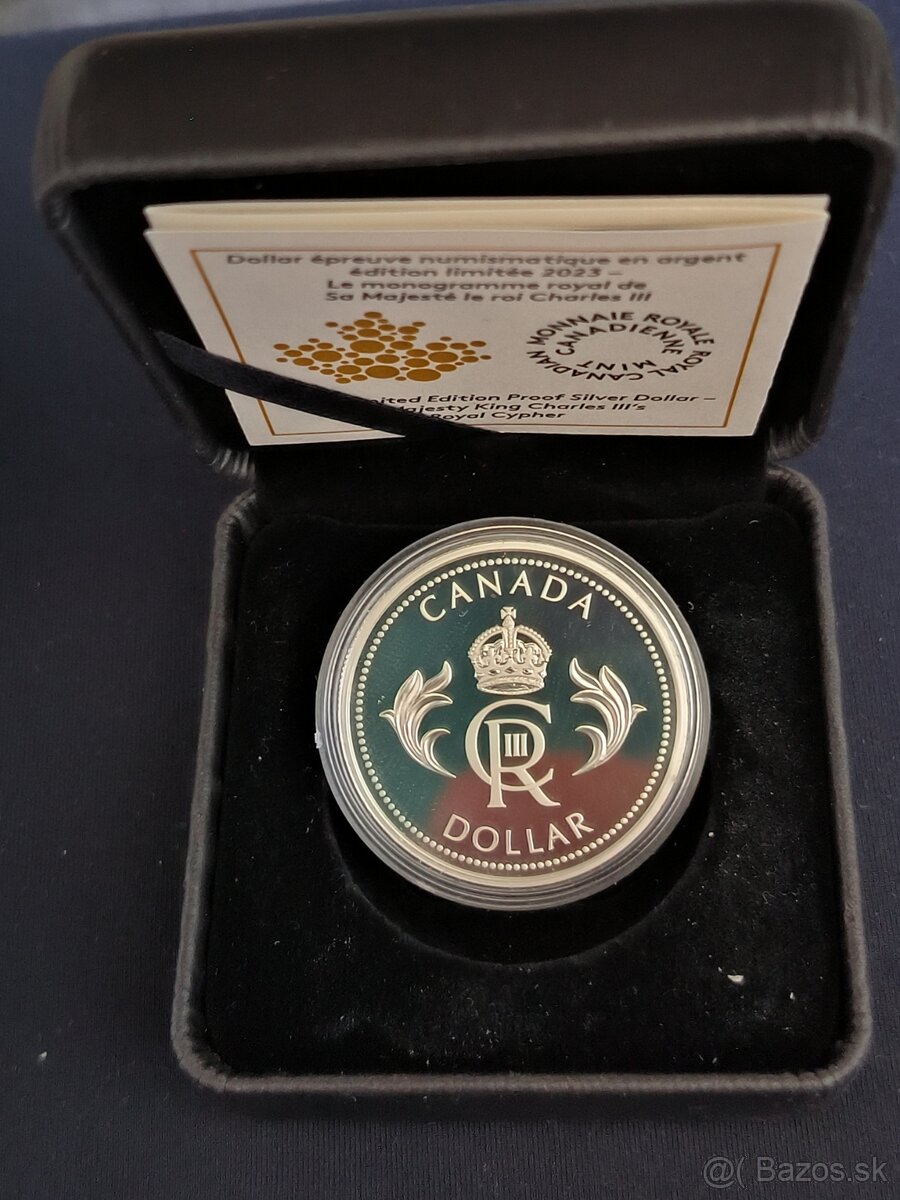 Dollar - Korunovácia - PROOF - Striebro 999/1000 - 2