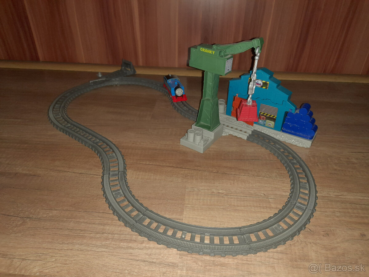 Lokomotíva Tomáš - dráha, prístav - 2