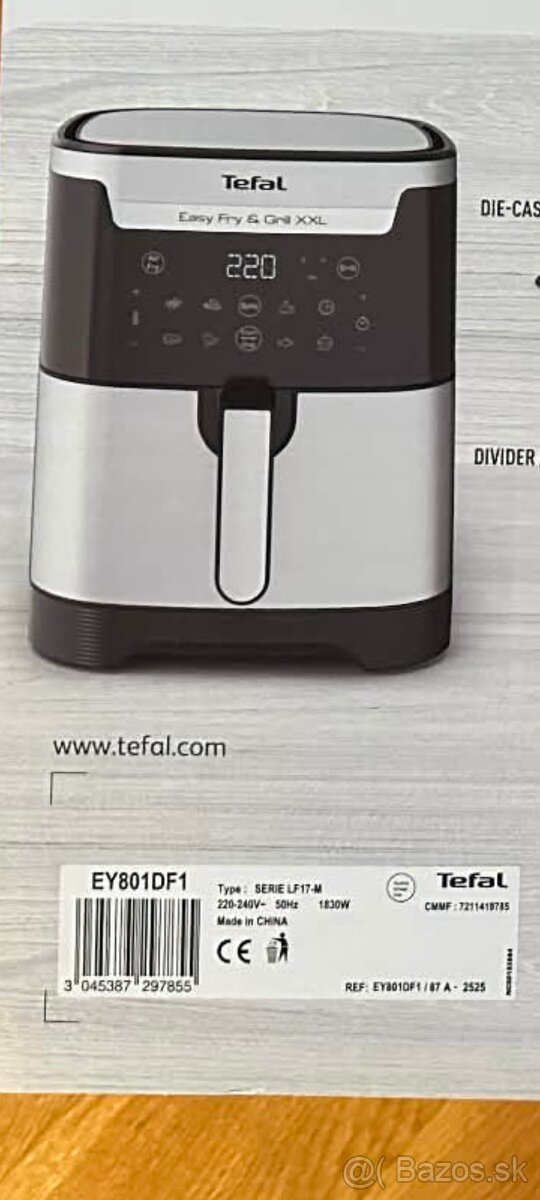 teplovzdusna friteza & grill XXL - 2