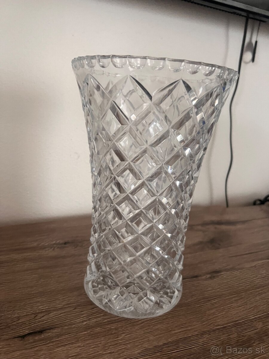 Velka krištáľová váza - 2