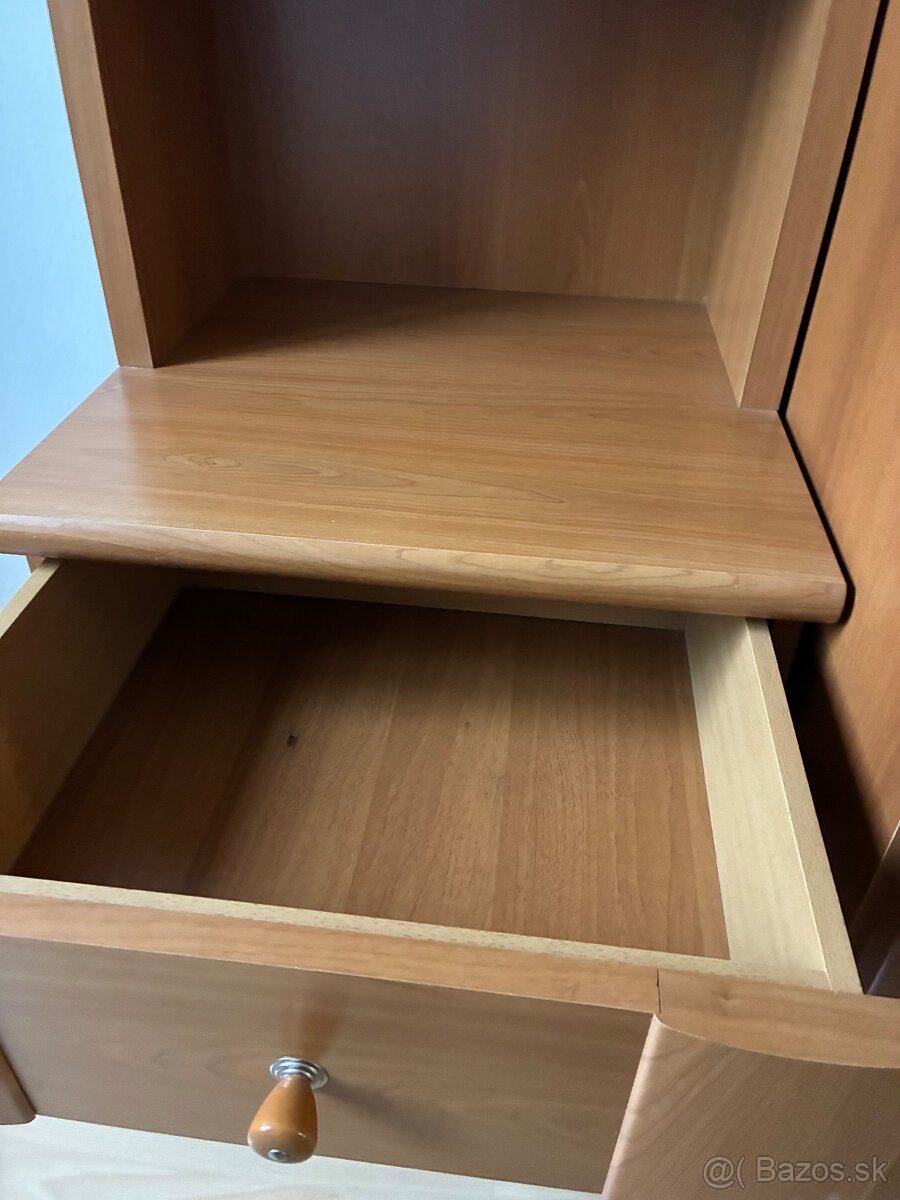 Predám knižnicu so šuflíkmi Alples - 2